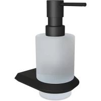 Дозатор для жидкого мыла Knotlor Space LD103BL 200 мл, настенный, черный матовый