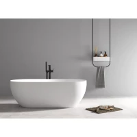 Акриловая ванна Abber AB9241 172x79 см, отдельностоящая, белый