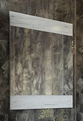 Зеркало 70,8x82 см дуб крафт белый Sanflor Чикаго C0001318 шкафчик sanflor