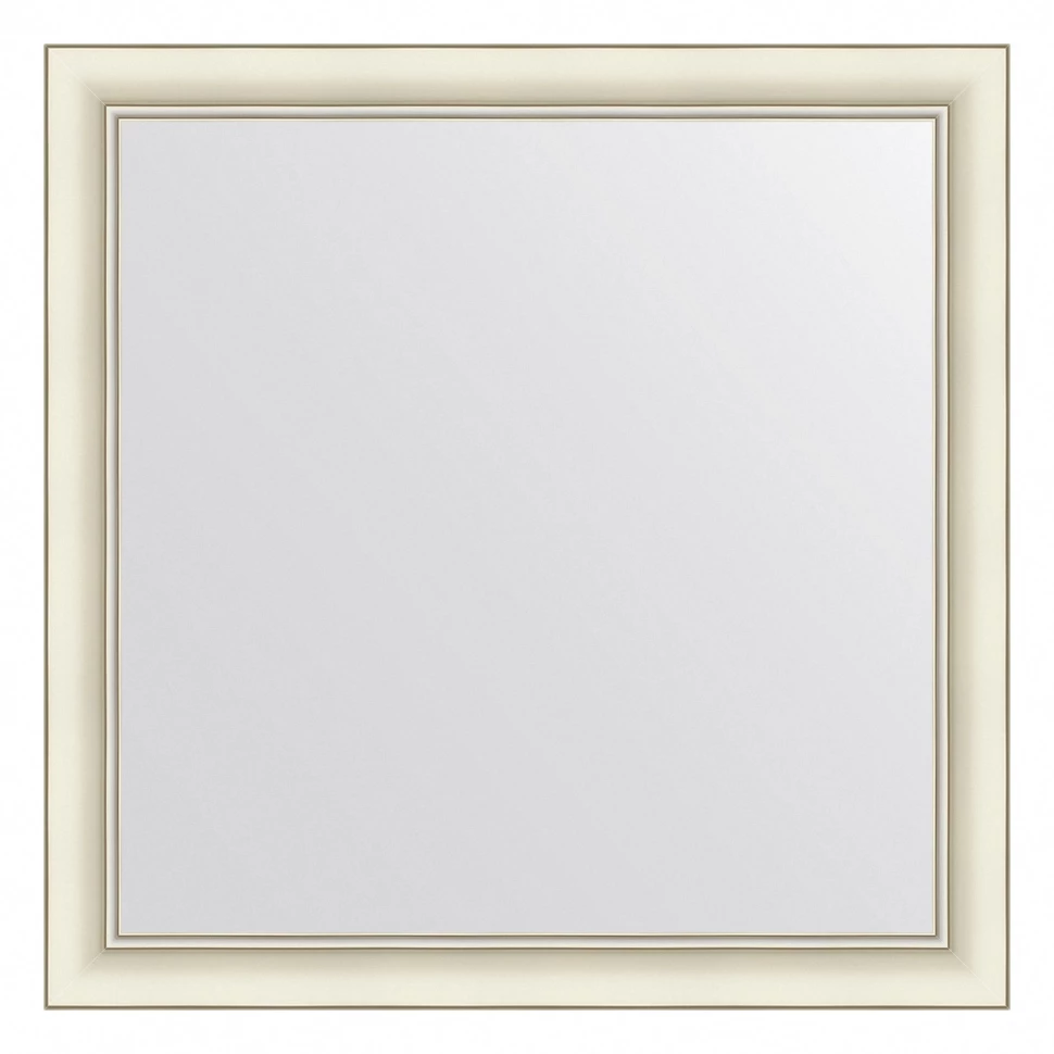 Зеркало 74x74 см белый с серебром Evoform Definite BY 7621 зеркало 56x56 см белый с серебром evoform octagon by 7437