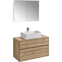 Комплект мебели дуб эльвезия 99 см Акватон Либерти 1A279601LYC70 + 1A281103LYC70 + 732700B000 + 1A267302LH010