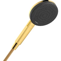 Душевая лейка Hansgrohe Raindance Alive Select S 24512990 125 мм, 3 режима, золотой