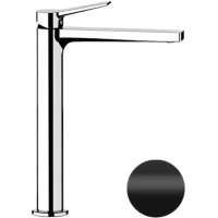 Смеситель для раковины Remer Slash SL11LNO без донного клапана, черный матовый