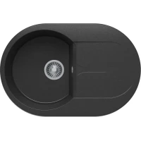 Кухонная мойка Polygran Atol-760 черный 679016