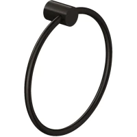 Полотенцедержатель кольцо Kludi Vela R 58978N2 оружейная сталь матовый