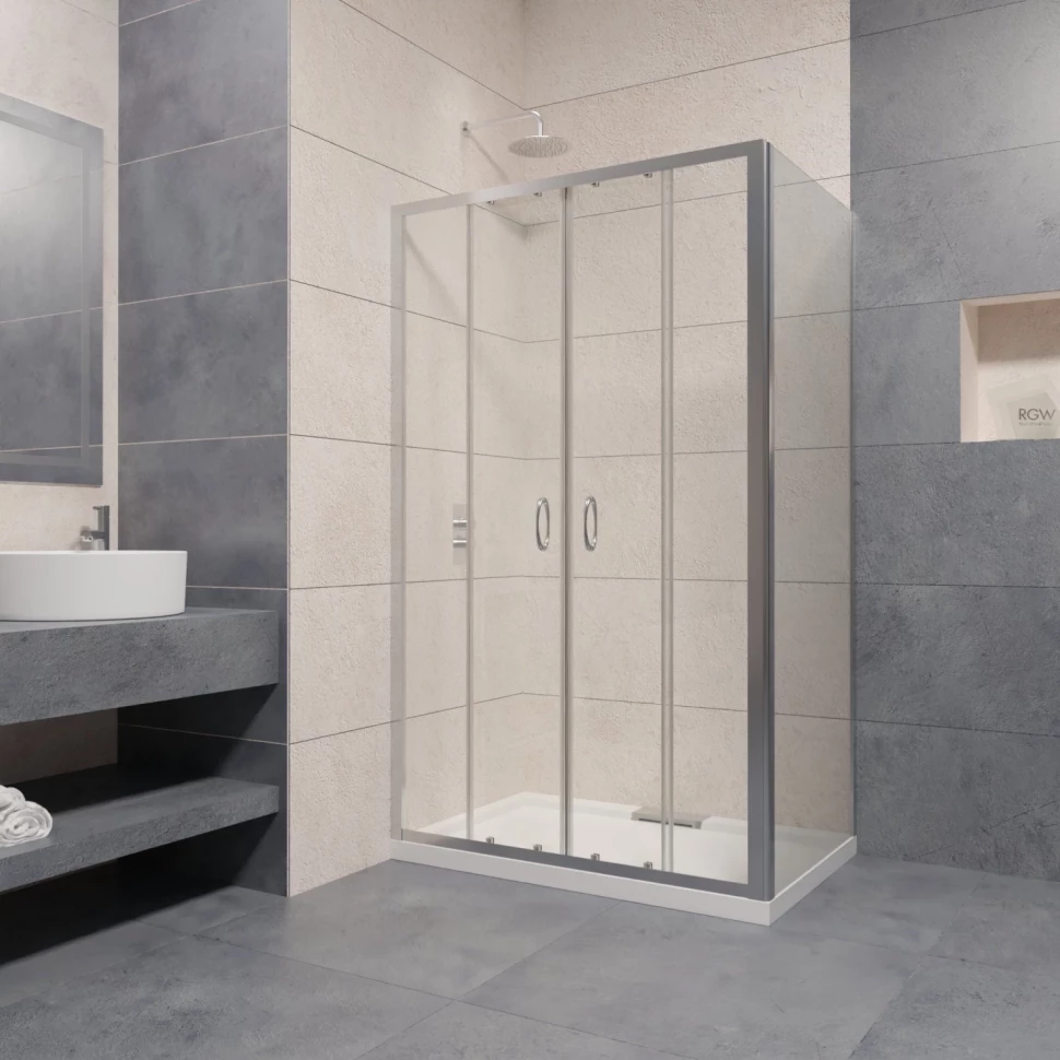 

Душевой уголок 125x90 см RGW PA-41 (PA-11+Z-050-2) Passage 01084192-021 матовое