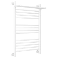 Полотенцесушитель водяной 800x500 белый глянец Сунержа Богема с полкой+ 12-0223-8050
