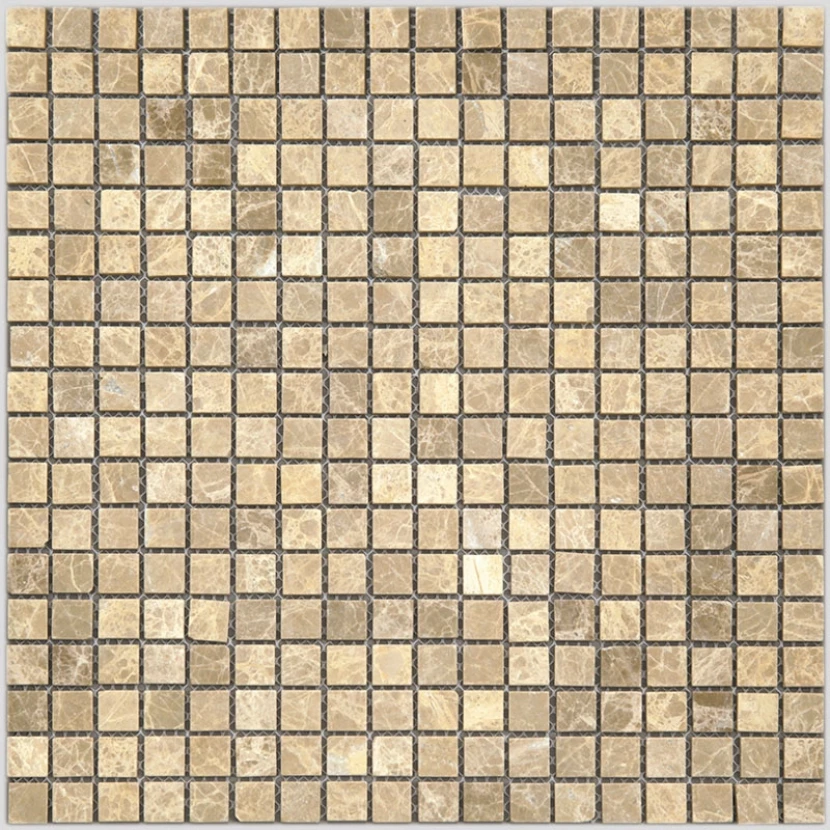Мозаика Natural i-Tile 4M036-15T (Emperador Light) Мрамор бежевый, поверхность состаренная 29,8x29,8