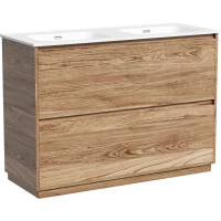 Тумба под раковину Sancos Libra Floor LB120F-2ECH 119 см, напольная, дуб чарльстон