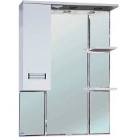 Зеркальный шкаф 78x101 см белый глянец L Bellezza Сиена 4613913002014