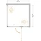 Душевой уголок Cezares Liner LINER-A-1-90-C-BORO-R 100x100 см R, профиль золотой матовый, стекло прозрачное - 2