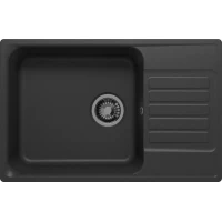 Кухонная мойка Uperwood UPD-400 391020215 74x48 см, уголь