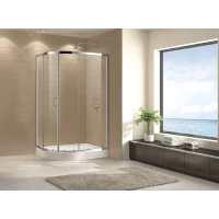 Душевой уголок Cezares Eco 120x90 см прозрачное стекло ECO-O-RH-2-120/90-C-Cr