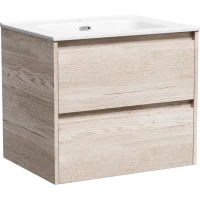 Тумба под раковину Sancos Libra LB60EG 59 см, подвесная, дуб галифакс