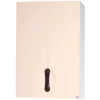 Шкаф подвесной бежевый глянец/белый глянец Bellezza Лагуна 4642106180079