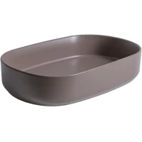 Раковина-чаша Allen Brau Fantasy 4.11022.TP 55x36 см, накладная, коричневый
