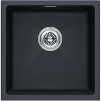 Кухонная мойка Paulmark Lumi LU45-AN 45,5x46 см, антрацит