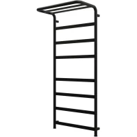 Полотенцесушитель электрический Grota Calore 4650186714299 1200x527, ТЭН левый/правый, черный матовый