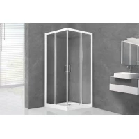 Душевой уголок Royal Bath RB11512HPD-T 120x115 см, профиль белый, стекло прозрачное