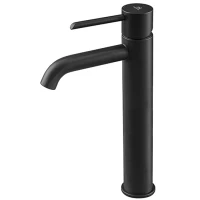 Смеситель для раковины Noken Round N199999092 без донного клапана, черный матовый