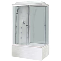 Душевая кабина 100x80x217 см Royal Bath RB8100BP3-WT-L прозрачное