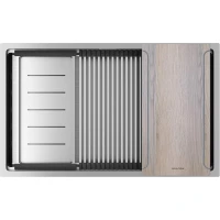 Кухонная мойка Paulmark Next-Multi Sink PM787445-L-BS 74x45 см, нержавеющая сталь