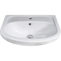 Раковина Misty Исеть д8943 56x45 см, накладная, подвесная, белый