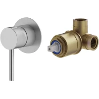 Смеситель для душа Plumberia Selection IXO KITXO1135CS встраиваемый, матовый хром