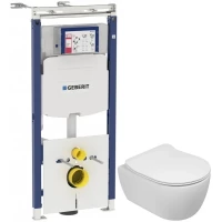 Комплект подвесной унитаз SSWW CT2038V + система инсталляции Geberit 111.362.00.5