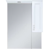 Зеркальный шкаф Misty Дива П-Див04065-013П 65x100,1 см R, с подсветкой, выключателем, белый матовый