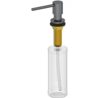 Дозатор для жидкого мыла Wonzon & Woghand WW-88SD02-BGM встраиваемый, для кухни, темный графит матовый