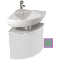 Угловая тумба оливковый глянец 67,9 см Jacob Delafon Odeon Up EB864-G95