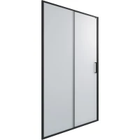 Душевая дверь Timo TD-120/03F-6 T02 120 см, профиль черный матовый, стекло матовое