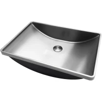 Раковина Abber Wasser Kreis AF2404SP 51x36 см, встраиваемая сверху, сатин