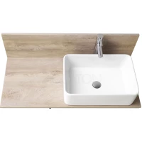 Столешница 100 см дуб эндгрейн Акватон Мишель 1A253103MIX40