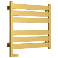 Полотенцесушитель электрический 600x600 золотой матовый МЭМ левый Сунержа Центурион 2.0 032-5602-6060