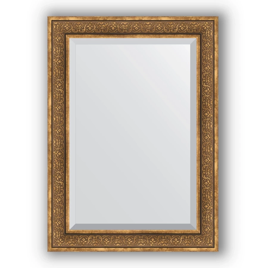 Зеркало 79x109 см вензель бронзовый Evoform Exclusive BY 3474 зеркало 69x99 см вензель бронзовый evoform exclusive by 3448