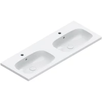 Раковина Catalano Alvea 0621222001 120x46 см, накладная, подвесная, белый глянец