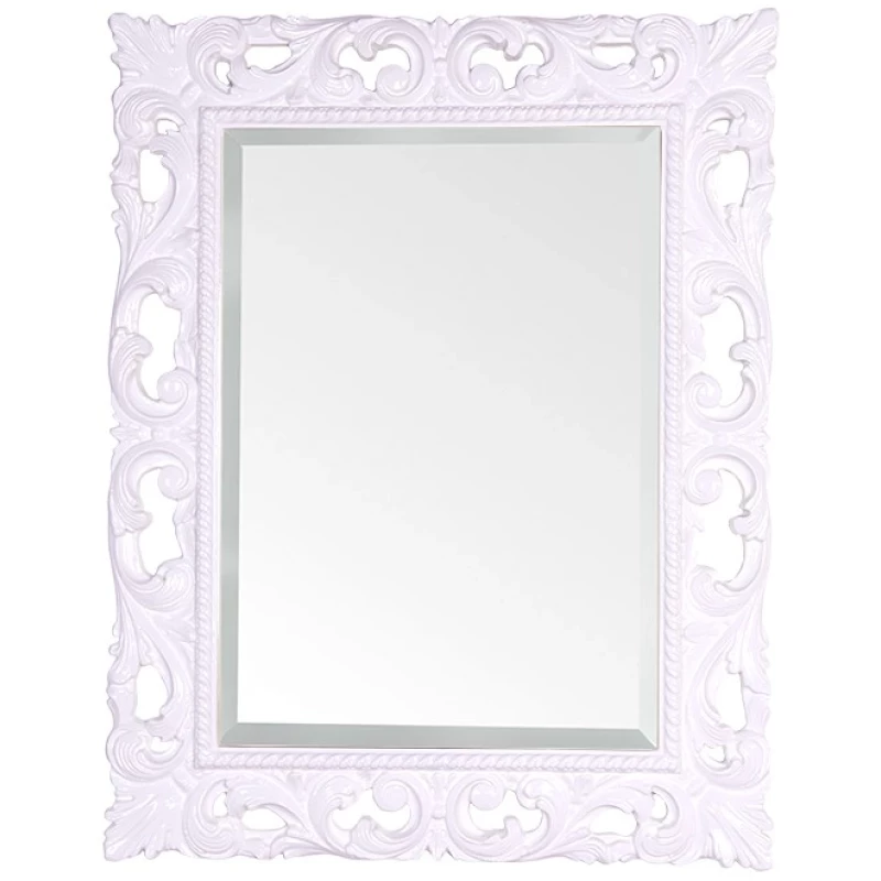 Зеркало 75x95 см белый глянец Tiffany World TW03427bilucido