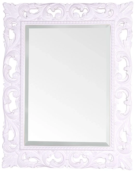Зеркало 75х95 см белый глянец Tiffany World TW03427bilucido - фото 1