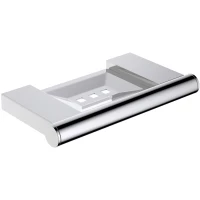 Полка для ванной с мыльницей Timo Luiro 18522/00 20,4 см, хром