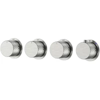 Термостат для ванны Boheme Stick Diamond 124-T-5-NB.1 встраиваемый, никель матовый
