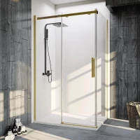 Душевой уголок 140x89 см Veconi Rovigo RV070G-14090-01-C4 прозрачное