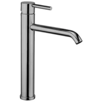 Смеситель для раковины Webert Elio EL830402345 с донным клапаном, нержавеющая сталь