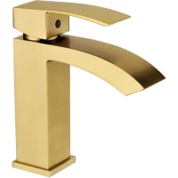 Смеситель для раковины Grocenberg GB2007MG золотой матовый