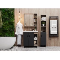 Комплект мебели дуб сонома/серый матовый 71 см Onika Тимбер 107057 + 4620008197746 + 207045