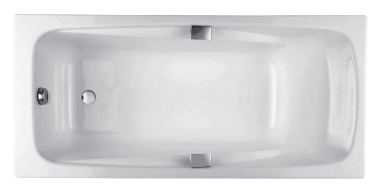 Чугунная ванна 170x80 Jacob Delafon Repos E2915-00 раковина встраиваемая 63 см jacob delafon ovale e1273 00