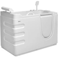 Акриловая ванна Abber AB9000 C L 130x70 см L, белый