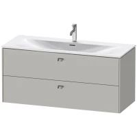Тумба бетонно-серый матовый 122 см Duravit Brioso BR431401007