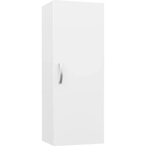 Изображение товара шкаф одностворчатый misty лилия э-лил08030-011бф 30x80 см l/r, белый глянец/белый матовый
